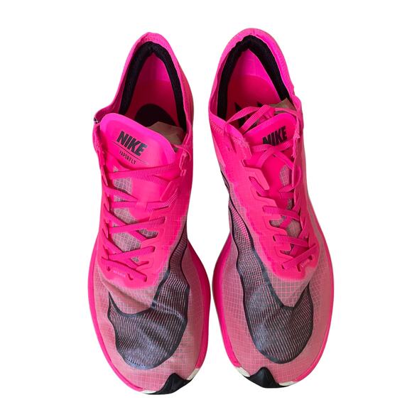 Nike ZoomX Vaporfly NEXT% Pink Blast Shoes | Mens 12, Marathon Racer EUC Worn 1X - Picture 15 of 15